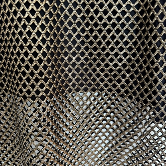 Alexis Larissa Gold Metallic Pencil Skirt Size M - Picture 3 of 5